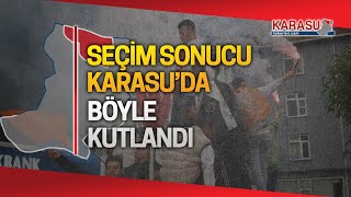 Karasuda Seçim Sonucu Böyle Kutlandı, Başkan Sarı Gözyaşlarını Tutamadı