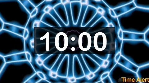 10 Minute Timer With Relaxing Music and Alarm! Countdown Clock for Kids, Stress Relief