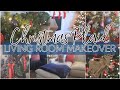 *2021* CHRISTMAS DECORATE WITH ME | LIVING ROOM | PLAID DAY 2