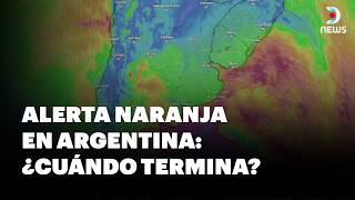 Ciclogénesis en Argentina: Alerta naranja por vientos fuertes y olas de 8 metros | DNews