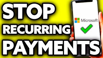 How To Stop Recurring Payments on Microsoft (EASY!)