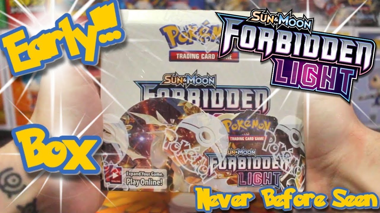 EARLY!! Pokemon Forbidden Light Booster Box Opening!!! + Forbidden