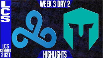 C9 vs IMT Highlights | LCS Summer 2021 W3D2 | Cloud9 vs Immortals