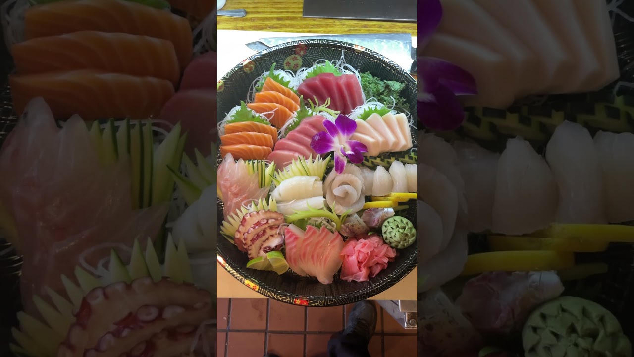 Sashimi platter