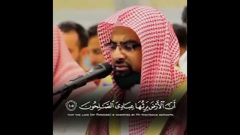 القارئ ناصر القطامي تلاوة في منتهى الجمال من سورة الأنبياء ❤️🌿