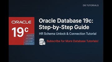 Oracle Database 19c Installation: Step-by-Step Guide with HR Schema Unlock and Connection Tutorial