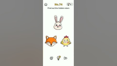 brain out level 74 find out the hidden stars solution walkthrough