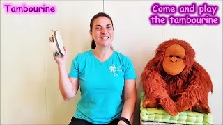 Come and play the tambourine | Nursery rhymes & kids songs with percussion