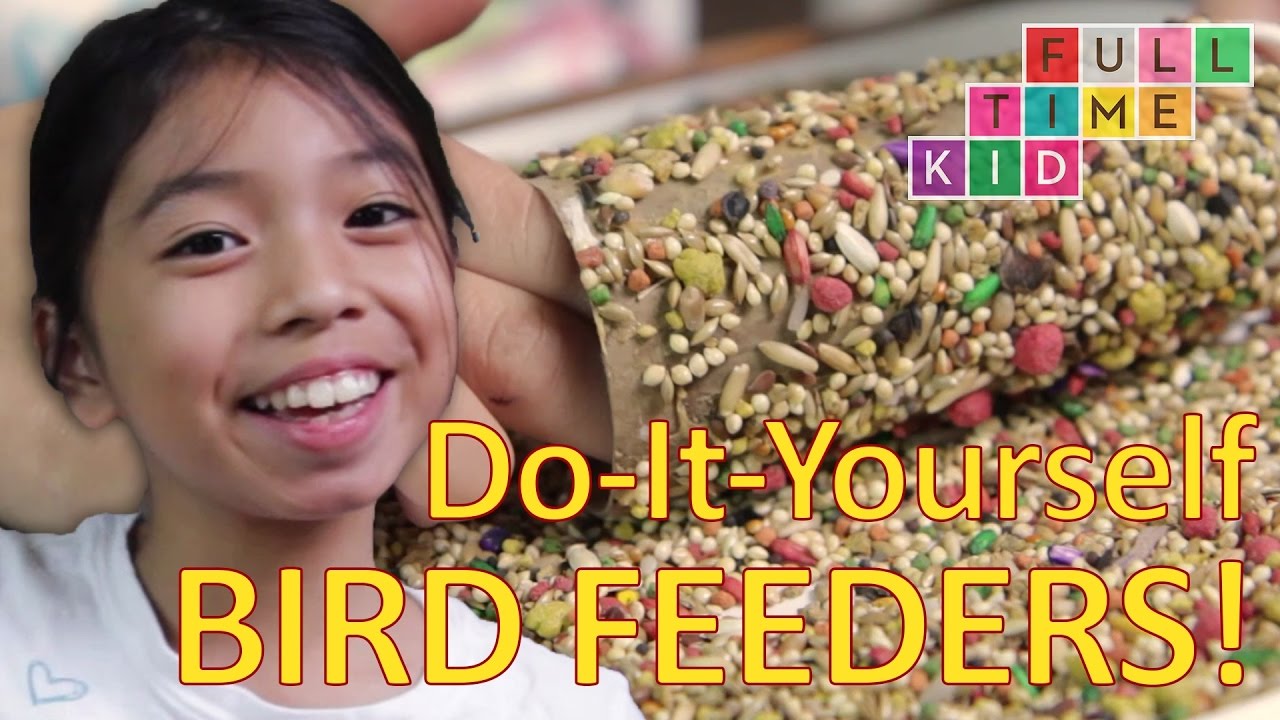 Easy DIY Bird Feeders!, Full-Time Kid