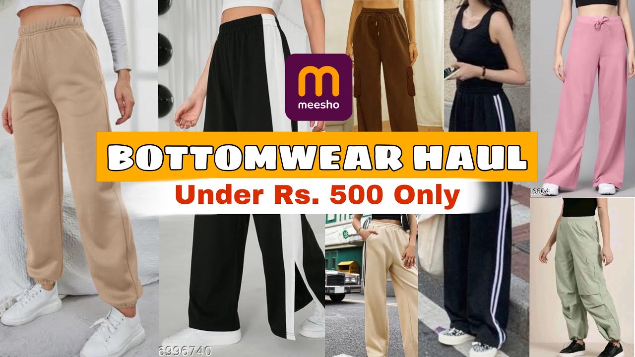 MEESHO Bottomwear Haul Under Rs. 500 only ✨ | Ekta S
