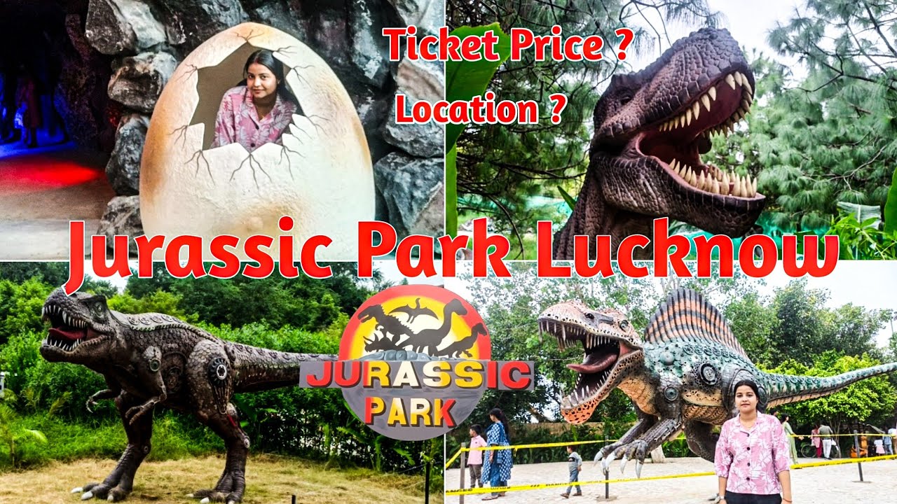 Vlog 78||Dinosaur Park || Jurassic Park Lucknow||Janeshwar Mishra Park||Ticket Price|Location