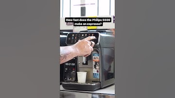 Today, we tested the Philips 5500 to see how quickly it can make an espresso from start to finish