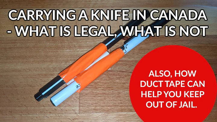 Laws Relating To Carrying Knives In Canada