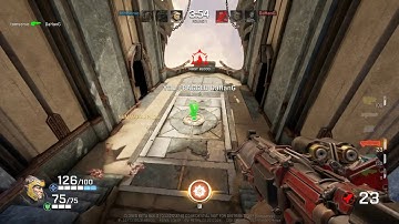 Quake Champions: thomasservo  Rail Gun Shot Highlight