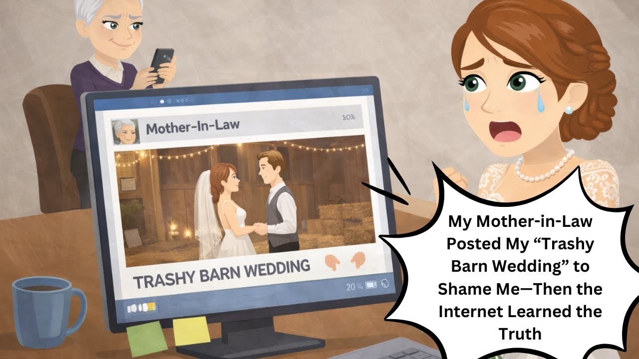 My Mother in Law Posted My “Trashy Barn Wedding” to Shame Me—Then the Internet Learned the Truth