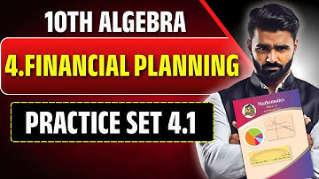 10th Algebra | 4.Financial Planning | Practice Set 4.1 | Pradeep Giri Sir