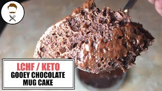 Gooey chocolate mug cake || the keto kitchen