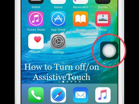 How do you turn off Assistive Touch?