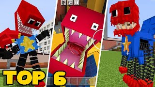 [TOP 6] Boxy Boo Poppy Playtime Project Playtime ADDON Minecraft