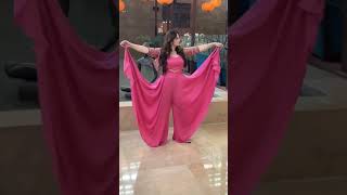 zareen khan spotted in beautiful pink dress