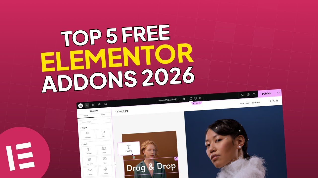 Top 5 FREE Elementor Addons 2026 - YouTube