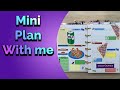 Mini dashboard plan with me, happy planner, Labelle Stickerz