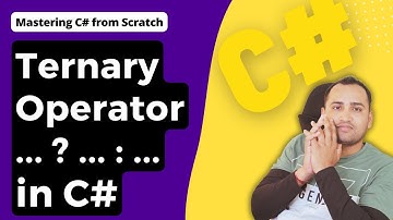 Ternary Operator in C# | C# Tutorial for Beginners