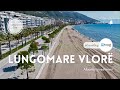 Lungomare vlor 2023   albania drone footage mtravelvlog