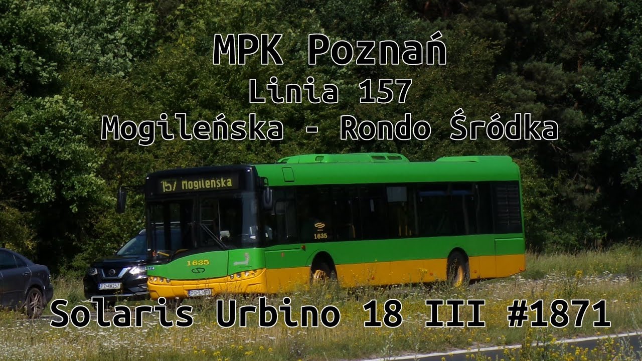 MPK Poznań - Solaris Urbino 18 III #1871 - Linia 157