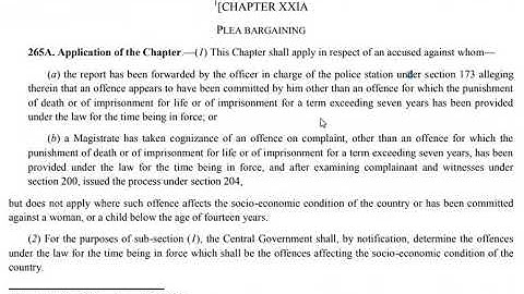 crpc76 s 26A 265L plea bargaining