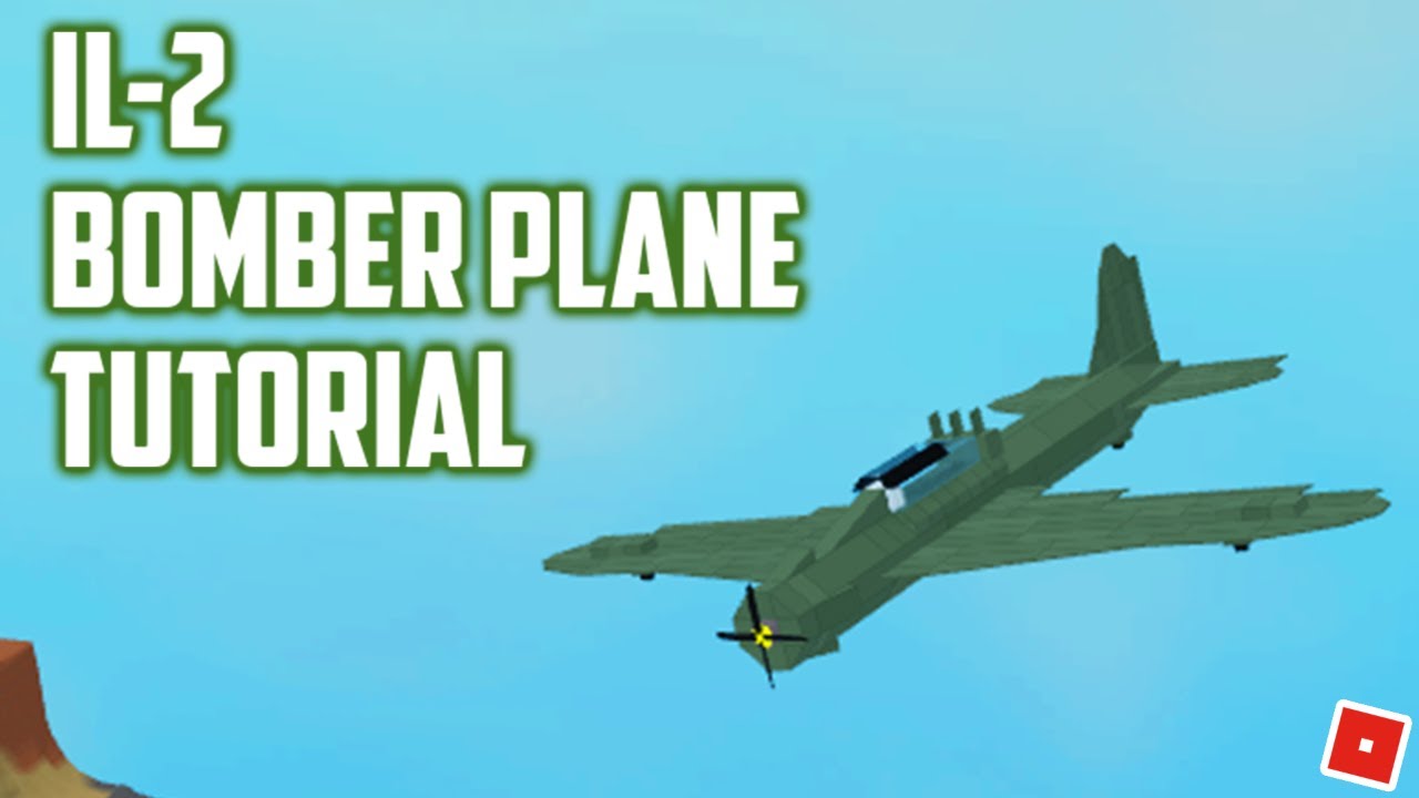 How To Build A Il 2 Bomber Plane Roblox Plane Crazy Youtube - roblox bomber