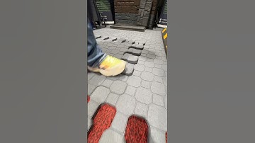 Innovative Recycled Tire Flooring! #tires #recycle #construction