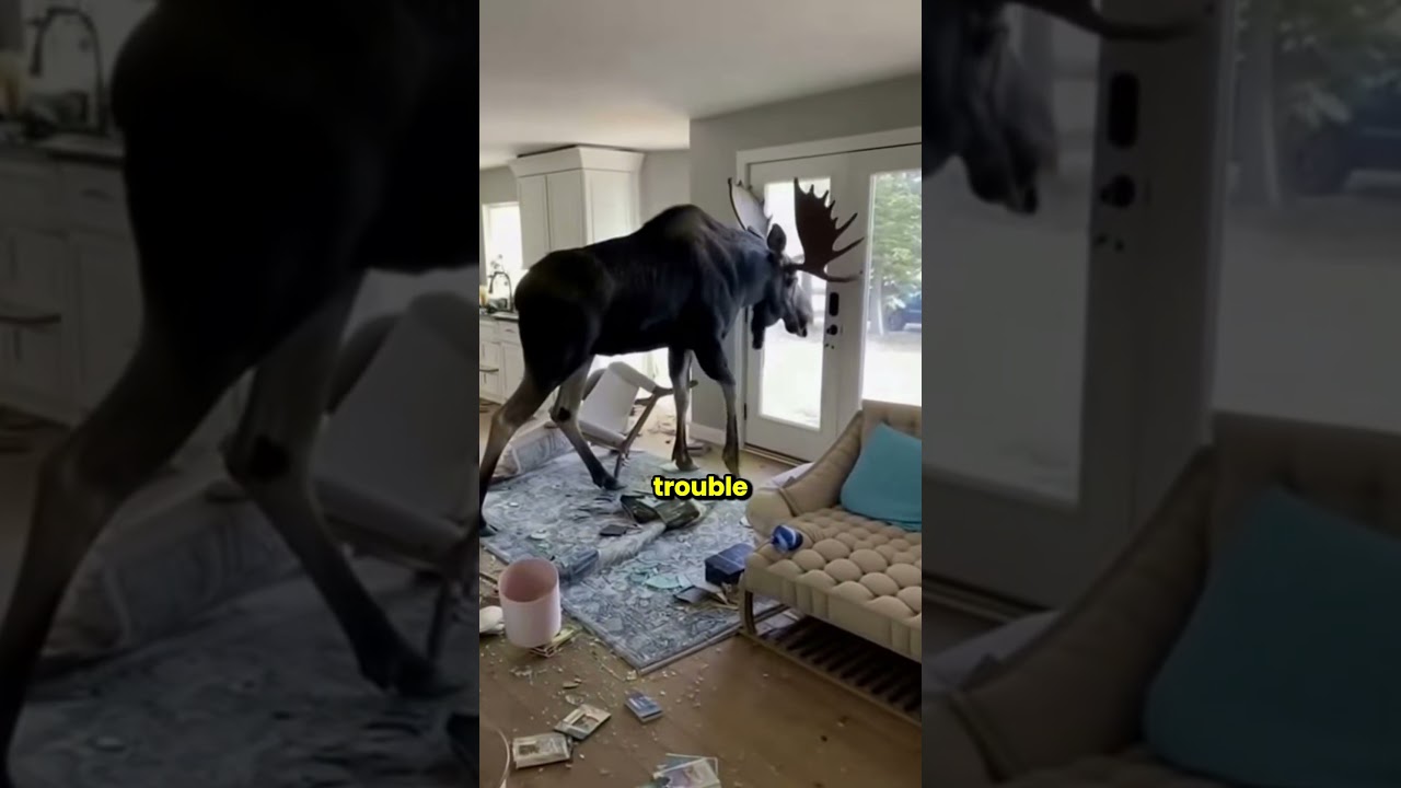 Ужасающий олень🦌😨