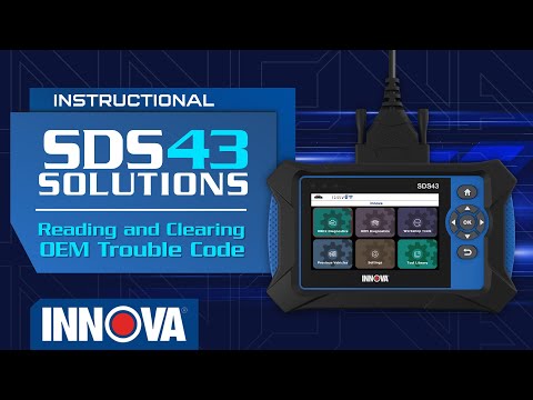 Innova SDS43 | Reading and Clearing OEM Trouble Code