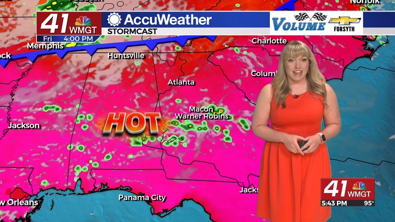 Staying hot Friday with another round of strong storms - YouTube
