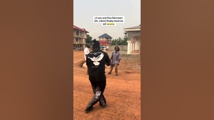 Lil win and Aka Ebenezer (Dr. Likee) finally meet on set 😂😂😂#shortsfeed
