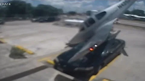Plane spins, drops from the sky