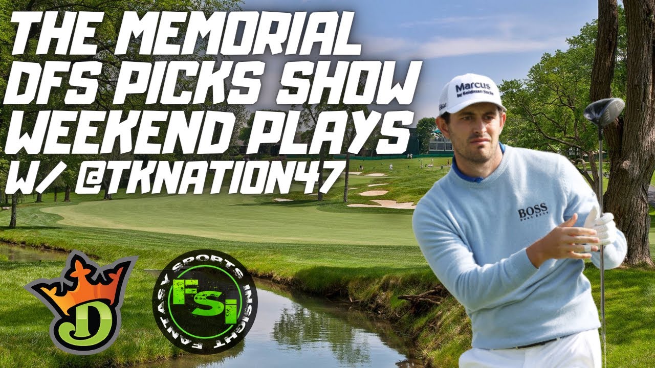 PGA DFS Picks - Weekend/Showdown Round 3 - DraftKings Picks - Memorial Tournament