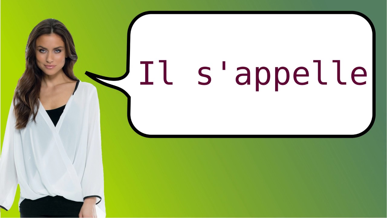 How To Say In French His Name Is Youtube