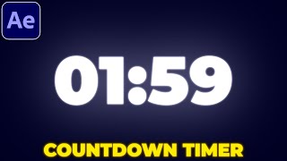 Countdown Timer Tutorial in After Effects