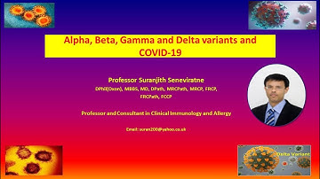 COVID-19: Alpha, Beta, Gamma and Delta variants