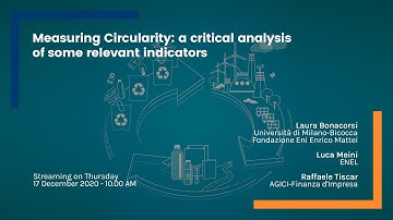 Measuring Circularity  a critical analysis of some relevant indicators