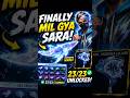 Finally Mil Gya Sara 😱🔥 | 23/23 Complete! #shortfeed #milgya #trending #alok #event #freefire