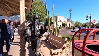 Perfect statue prank sends people running for their lives!