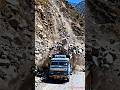 Massive Landslide Crushes Moving Vehicle 😲#viral #disaster #landslide #truck