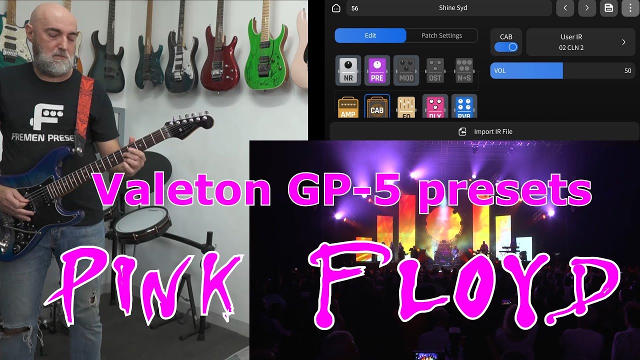 Valeton GP-5 Pink Floyd presets