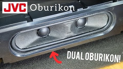 JVC Double Oburikons! | Selfrontained JVC Double Oburikon Tv Speakers - TEST