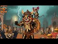 Ya #díademuertos 💀😸 y #Halloween 🎃 #cine #animacion #gatos  #berserkerhellcatorange  #calaveritas