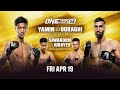 🔴 [Live In HD] ONE Friday Fights 59: Yamin vs. Ouraghi