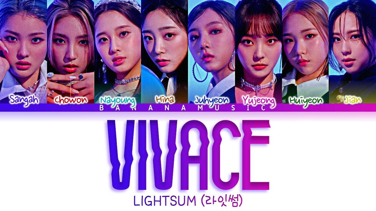 LIGHTSUM - 'VIVACE' LYRICS (라잇썸 VIVACE 가사) (Color Coded Lyrics  Eng/Rom/Han/가사) - YouTube